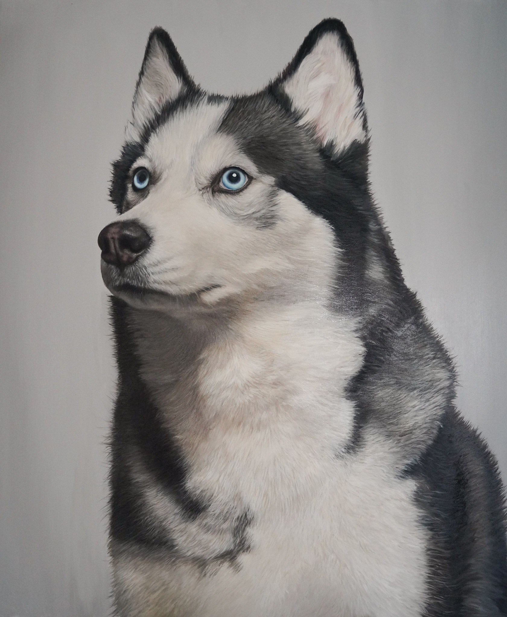 Blue Witness — full commission portrait