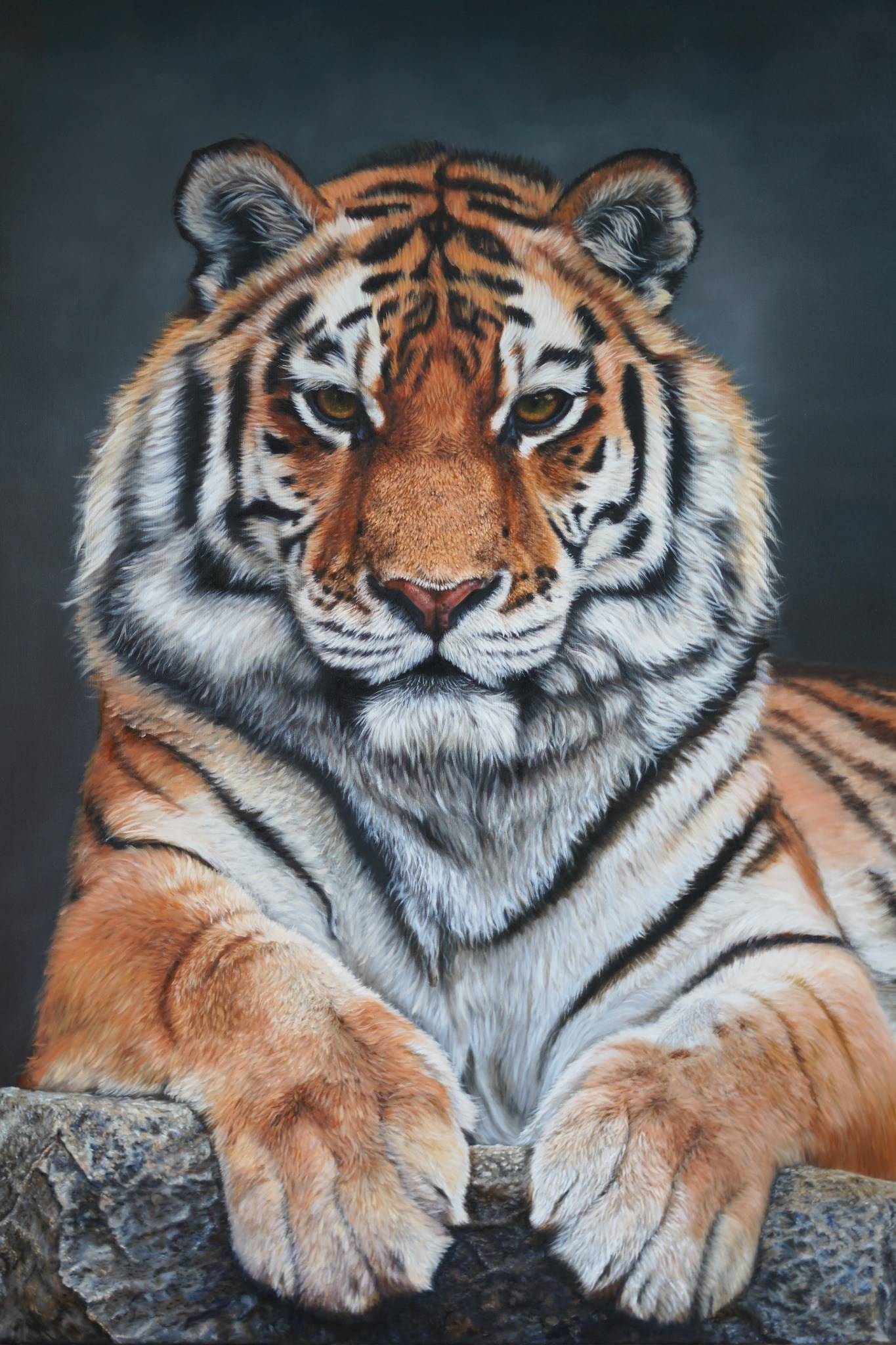 Tiger — full painting