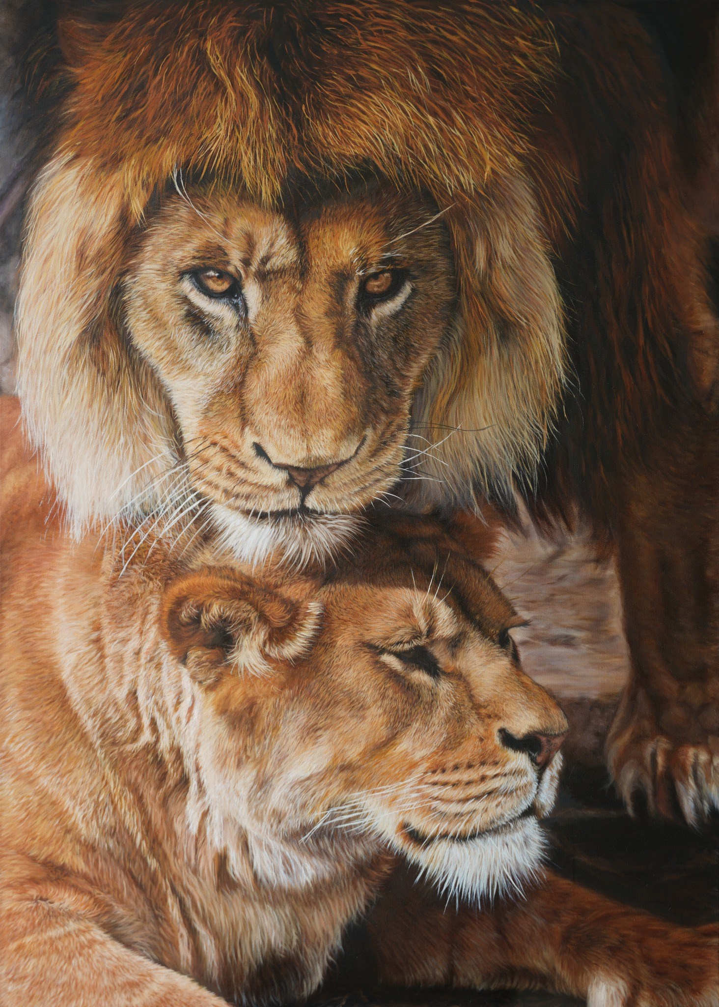 Under the Mane — full painting